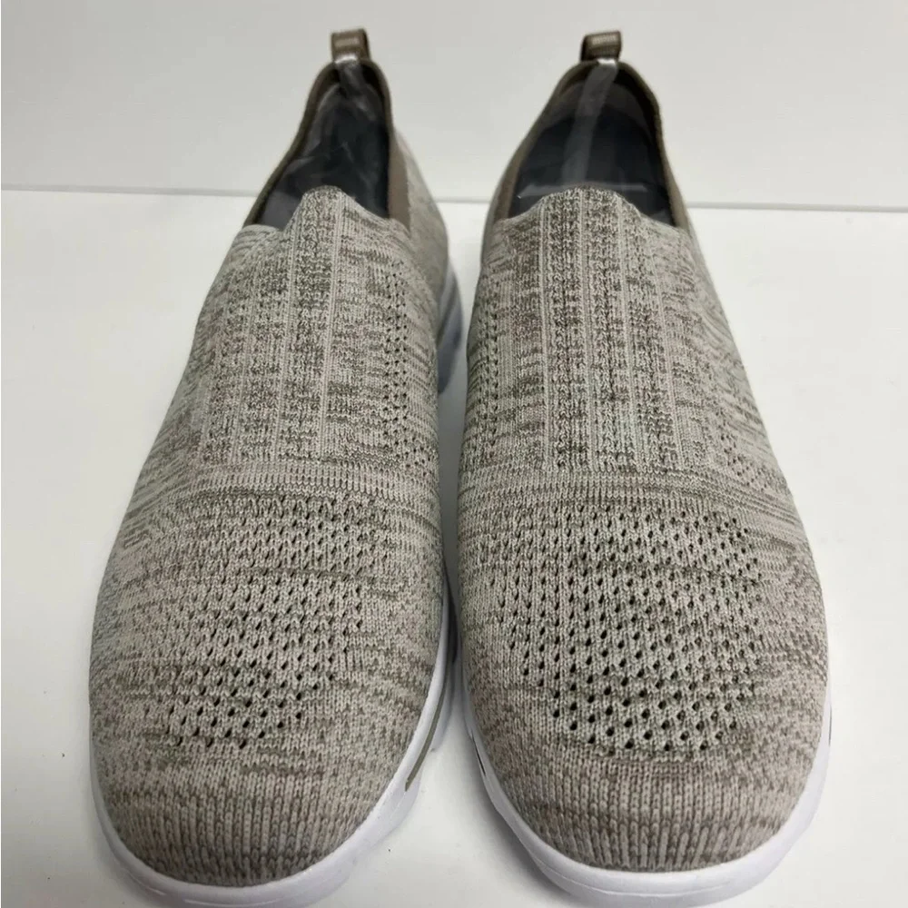 Propet Womens Travelactiv Stretch Slip On Taupe Size 11 M